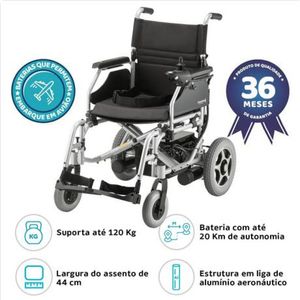 Cadeira de Rodas Motorizada Em Alumínio Dobrável D900 Dellamed