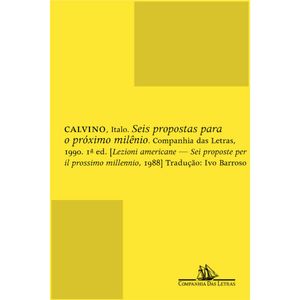 SEIS PROPOSTAS PARA O PRÓXIMO MILÊNIO