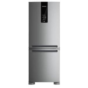 Geladeira Brastemp BRE57FK Frost Free Inverse com Painel Digital, Turbo Freezer e Ice Inox  447 L