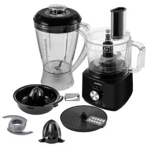 Multiprocessador de Alimentos Britânia Turbo 5 em 1 BMP900P com 2 Velocidades + Pulsar 1000 W - Preto