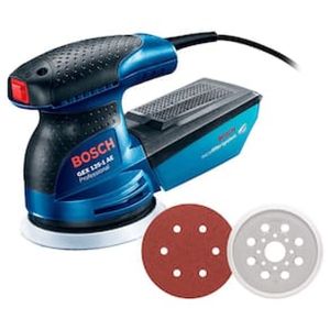 Lixadeira Roto Orbital Bosch GEX 125-1 AE 250W com Coletor de Pó