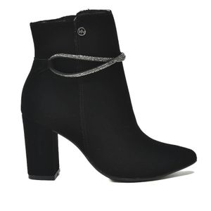 Bota Feminina Via Marte Salto Alto 021-002 Preto