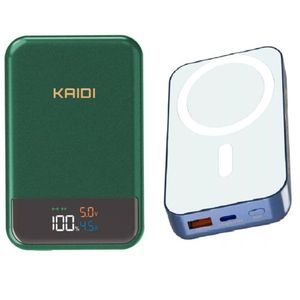 Power Bank Portátil Magnético Magsafe Turbo 10.000mah Kaidi Verde