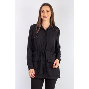 Parka feminina com botões 720008