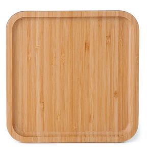 Petisqueira Em Bambu Quadrada - 20X20X19Cm