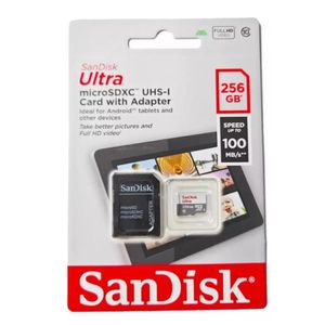 Cartão De Memória 256gb Micro Sd Ultra A1 Classe 10 Sandisk