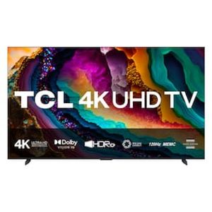 Smart TV 98 4K UHD TCL 98P755 com Processador AIPQ GEN 3.0, Google TV, Wi-Fi, Bluetooth, Dolby Vision e Atmos