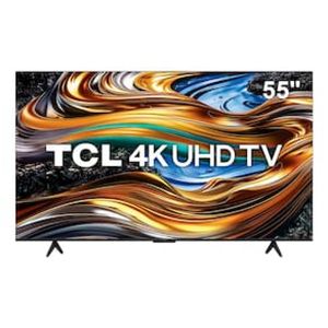 Smart TV 55 UHD 4K TCL P755 LED com Google TV, Dolby Vision e Atmos, HDR10+, Wi-Fi, Bluetooth, Google Assistente e Design sem Bordas