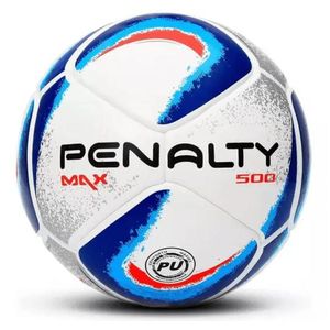BOLA FUTSAL PENALTY MAX 500 III AZUL/VERMELHO