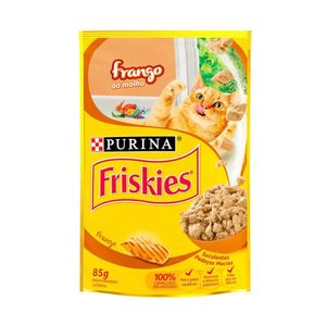 Ração Úmida para Gatos Adultos Frango ao Molho 85g - Friskies