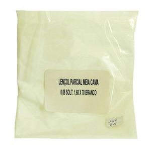 Lençol Solteiro Capa Protetor Parcial Meia Cama 160x70cm Cipel
