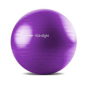 Bola de Pilates e Exercícios 65cm Roxa Hidrolight