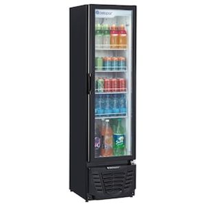 Refrigerador de Bebidas Vertical Gelopar Frost Free GPTU-230 Preto - 228 L