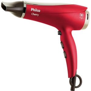 Secador de Cabelo Philco Cherry Tourmaline Íon Vermelho 2100W