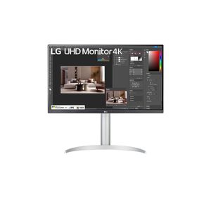 Monitor LG UHD 27” IPS, 4K, 3840 x 2160, 60Hz, 5ms (GtG em Faster), VESA Display, HDR™ 400, HDMI, AMD FreeSync - 27UP650-W
