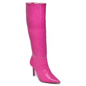 Bota Feminina Cano Alto Via Marte 22-6405 Pink