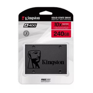 SSD 240GB Kingston A400 Sata Leitura 500MBs e Gravacao 450MBs SA400S37/240G