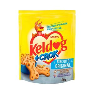 Biscoito Keldog +Crock Original para Cães  400g Biscoito Keldog +Crock Original para Cães