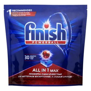 Lava-Louça Finish Powerball com 30 Tabletes