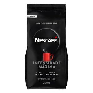 Café Nescafé Premium Torrado e Moído Intensidade Máxima 250g Café NESCAFÉ Torrado e Moído Intenso Intensidade Máxima Premium 250g