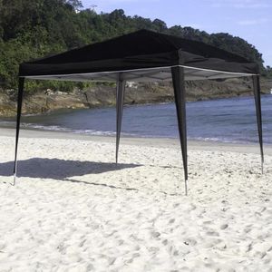 Tenda Gazebo Alumínio 3x3m Preta - A\CASA