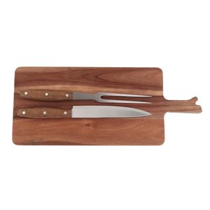 Kit para Churrasco Inox com 3 Peças 47cm - A\CASA