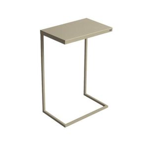 Mesa de Apoio Wire Aço Carbono Taupe - LINEE