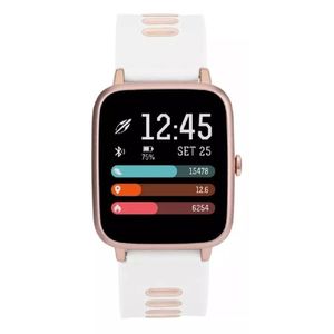 Relógio Smartwatch Mormaii Branco e Rosa MOLIFEGAN/8B