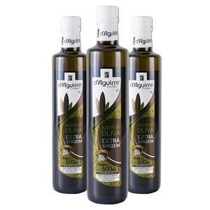 Kit 3 Unidades Azeite de Oliva Daguirre Extra Virgem 500ml