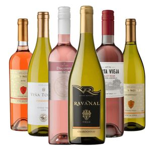 Kit 6 Vinhos Brancos e Rosés