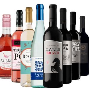 Kit 8 Vinhos Portugueses Para Encher a Adega