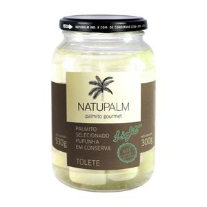 Palmito Natupalm Pupunha Light Tolete 300g