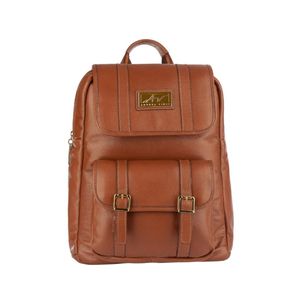 Mochila de couro liso Trip