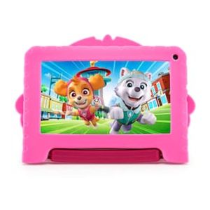 Tablet Infantil 7" Multilaser Patrulha Canina Skye NB422 com Controle Parental, Sistema operacional Android, Wi-Fi e Bluetooth  Preto e Rosa