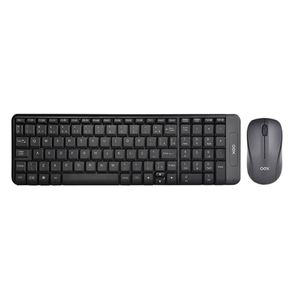 Teclado e Mouse Sem Fio OEX Blend Cinza