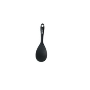 Colher Arroz Silicone Preto 22,5 cm