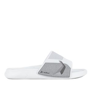 Chinelo Masculino Rider 12367 Branco Cinza