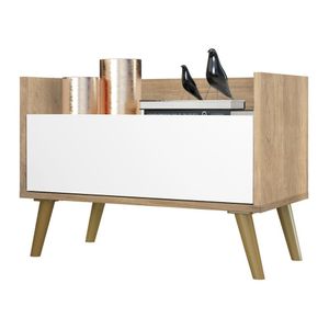 Mesa de Cabeceira 80cm Retrô Multimóveis V4000