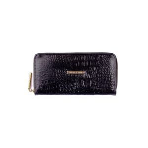 Carteira feminina de couro croco Bonny