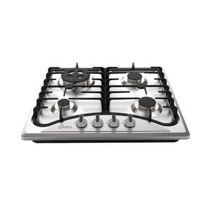 Cooktop a Gás Inox 4 Bocas Semiprofissional Bivolt Oster