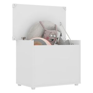 Caixa de Brinquedos Baú Organizador Multimóveis FG2315 Branco