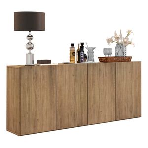 Aparador Buffet 4 portas Multimóveis Veneza FG3555 Rustic