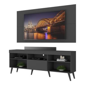 Rack com Painel e Suporte TV 65" Retrô Flórida Up Multimóveis V1043
