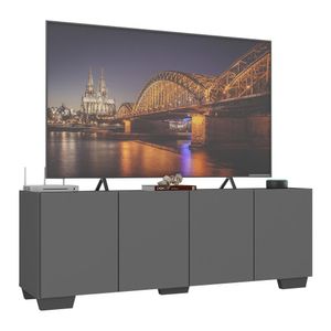 Rack para TV até 50 Polegadas com 4 Portas Multimóveis MP1072