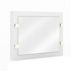 Painel com Espelho para Penteadeira  Multimóveis CR35019 Branco
