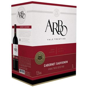 Vinho Jota Pe Arbo Tinto Seco Cabernet Sauvignon Bag 3L