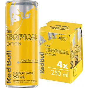 Energético Red Bull Energy Drink Tropical edition 250ml x 4