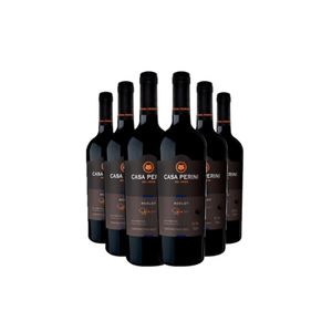 Kit 6X Vinho Casa Perini Merlot 750ml