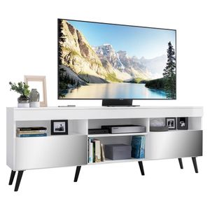 Rack TV 65 Retrô c/ Espelho 2 Portas Paris Multimóveis V3332