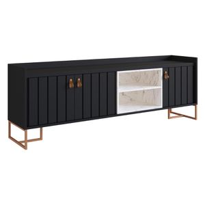 Rack TV até 60" com 3 Portas e Nichos Multimóveis CR45235